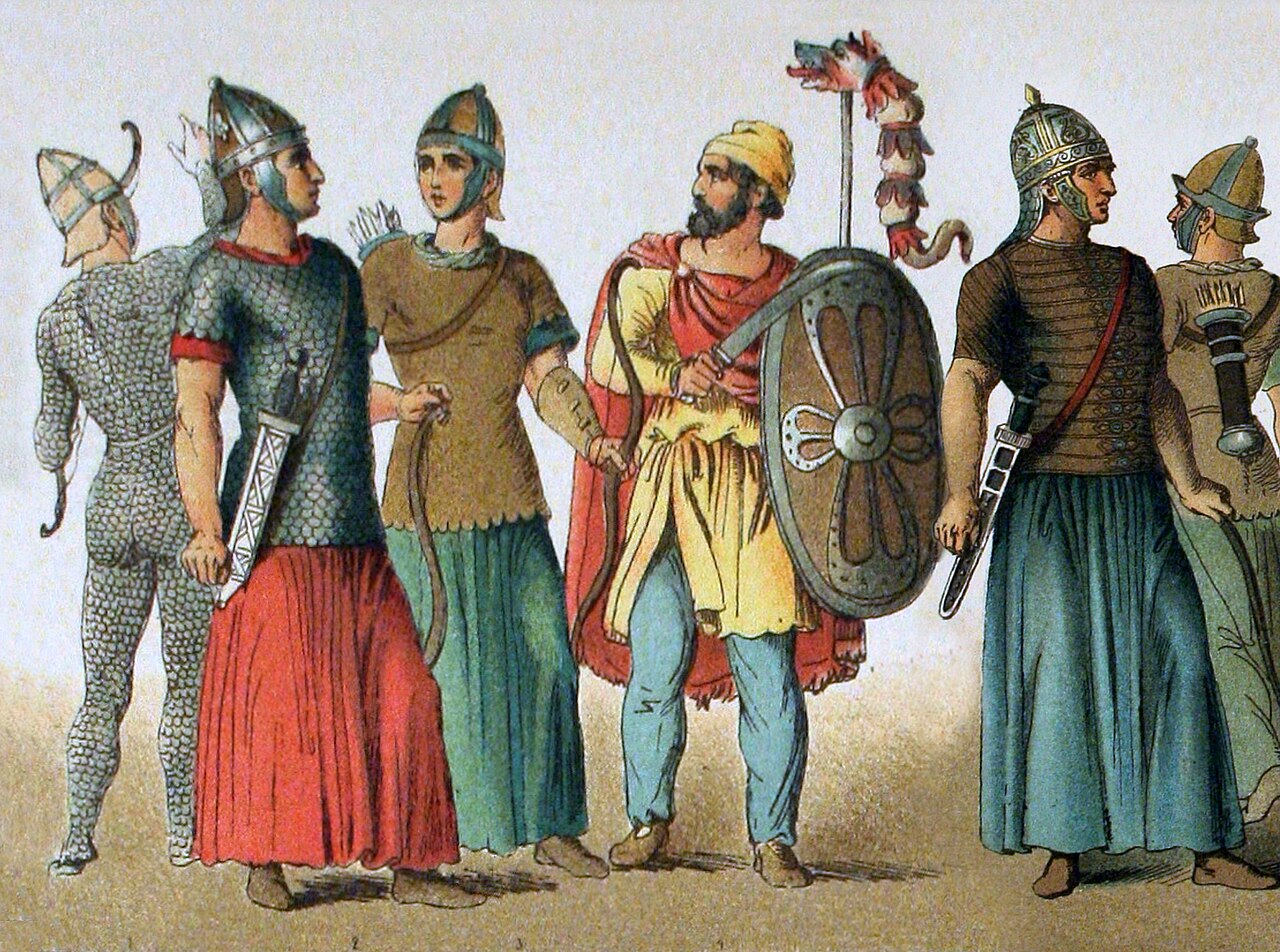 Скифские и сарматские воины в штанах — древнейший костюм всадника Скифские и сарматские воины в штанах — древнейший костюм всадника